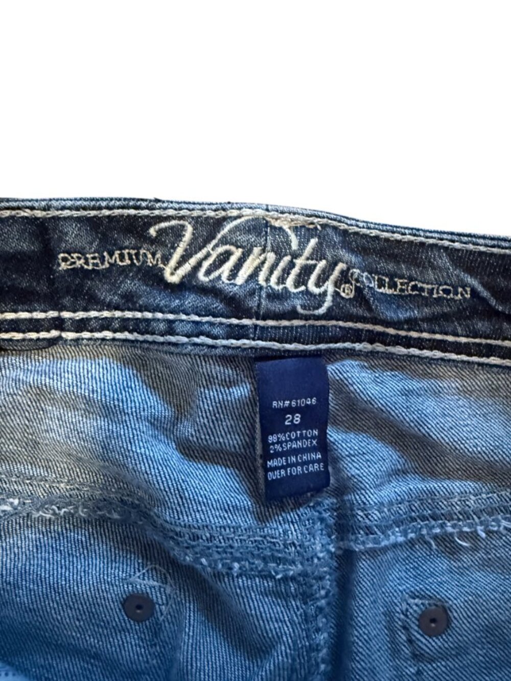 Vanity Premium Collection Sasha Capris Size 28 - Picture 5 of 6